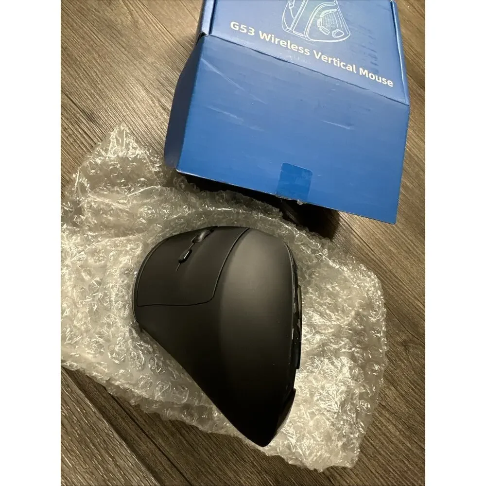 FYOO g53 2.4G and BT 5.1 Dual Mode RGB Wireless Vertical Ergonomic Mouse